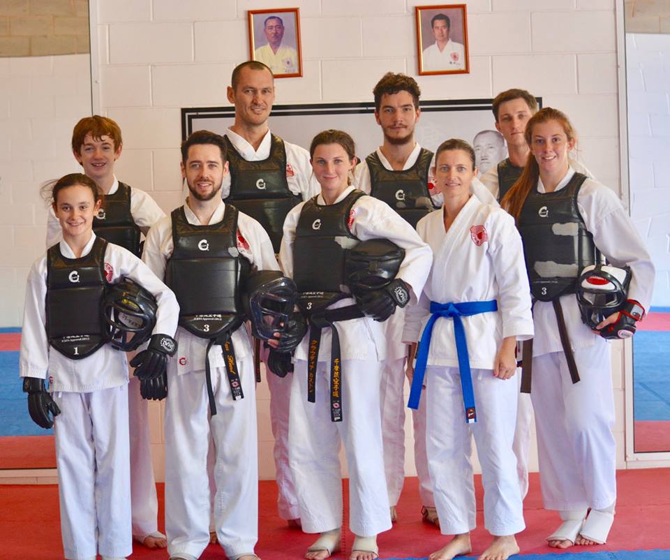 Australian Karate Team Members Getting Ready For World Championships