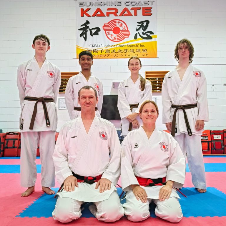 4 New Black Belts At Sunshine Coast Karate