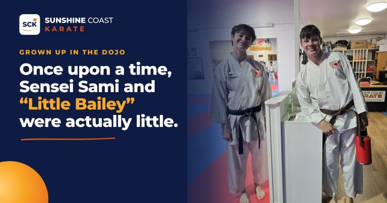 Once upon a time, Sensei Sami and “Little Bailey” were actually little