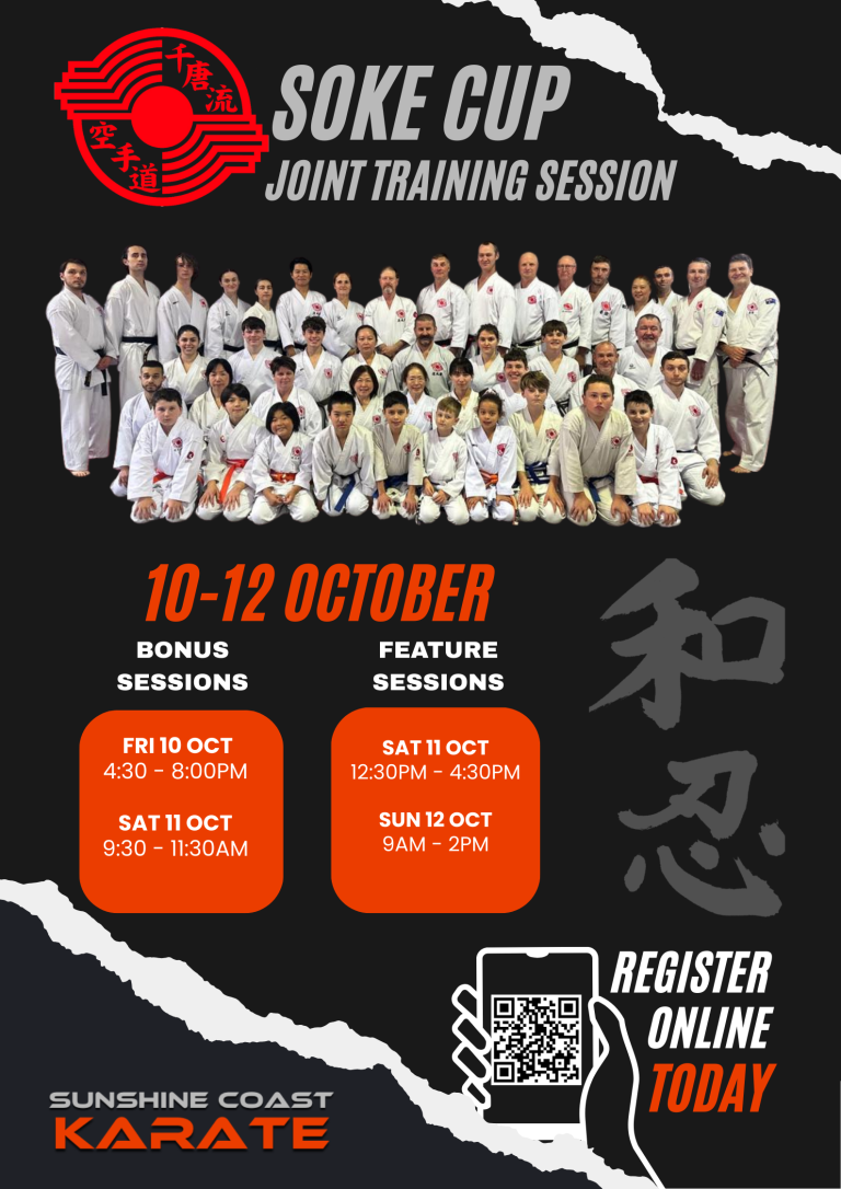 Soke Cup Joint Training – Sunshine Coast!