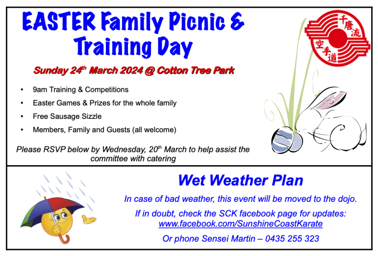 2024 Easter Family Picnic & Training Day