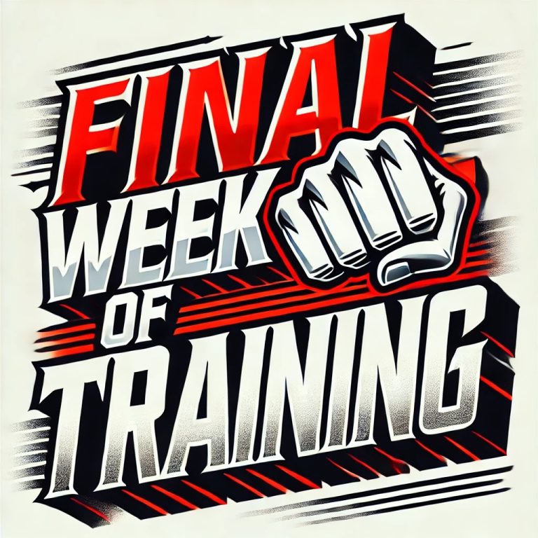 The Final Countdown – Last Week of Training in 2024!