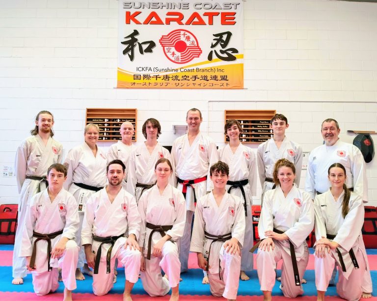 Senior Karate Training Success