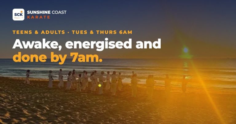 Awake, energised and done by 7am: summer karate at 6am